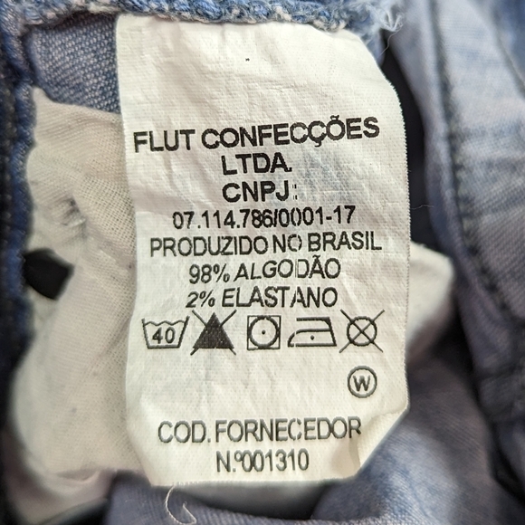 Hurley 81' Skinny Cut Off Shorts Sz EU 36 US 4 - Picture 10 of 15